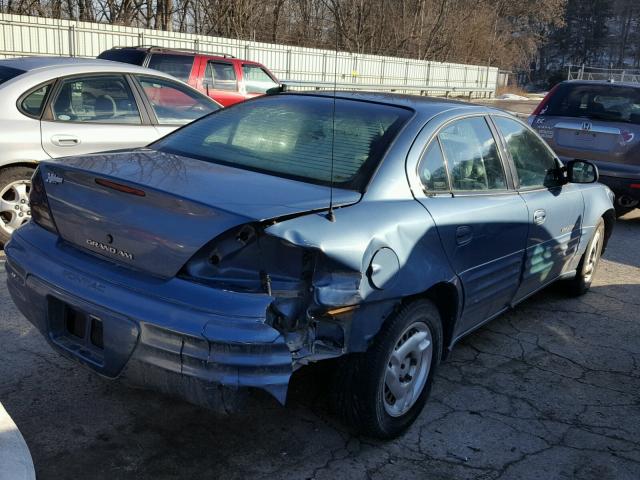 1G2NE52T3XC559048 - 1999 PONTIAC GRAND AM S Կապույտ լուսանկար 4