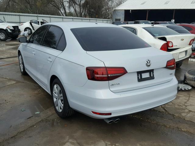3VW2B7AJ2HM329243 - 2017 VOLKSWAGEN JETTA S 白色 照片 3