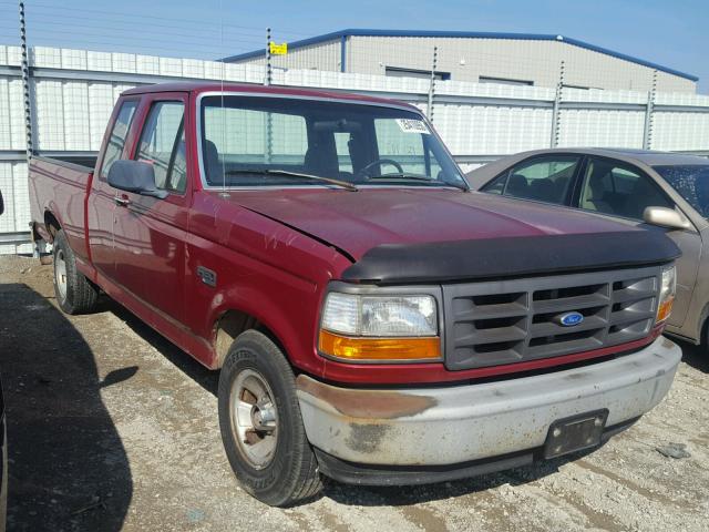 1FTEX15YXSKB35838 - 1995 FORD F150 RED photo 1