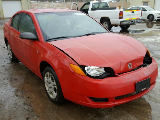 1G8AN12F53Z175190 - 2003 SATURN ION LEVEL RED photo 1