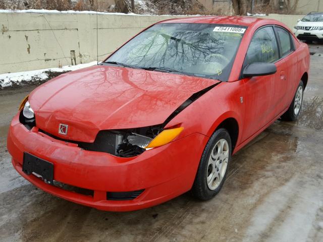 1G8AN12F53Z175190 - 2003 SATURN ION LEVEL RED photo 2