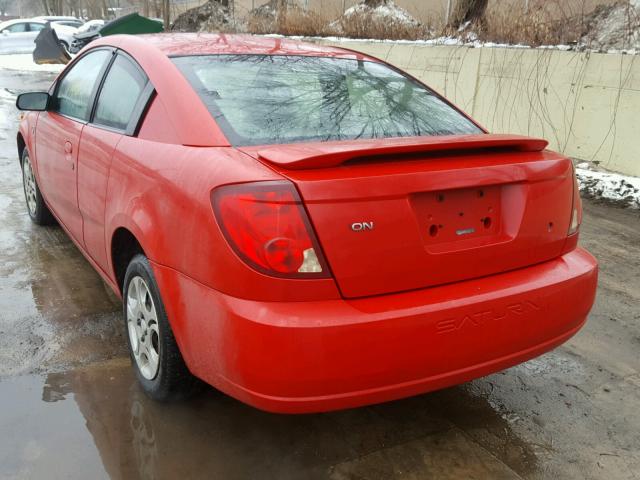 1G8AN12F53Z175190 - 2003 SATURN ION LEVEL RED photo 3