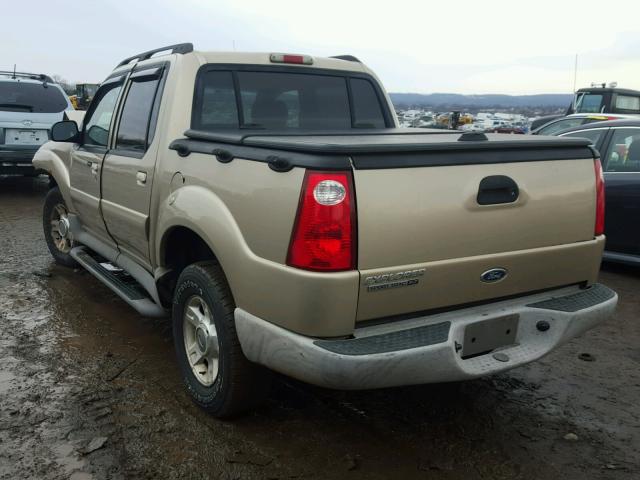 1FMZU77E73UA99656 - 2003 FORD EXPLORER S TAN photo 3