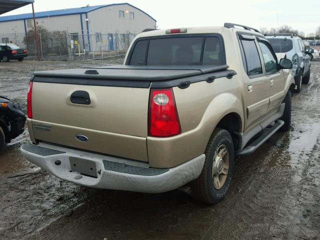 1FMZU77E73UA99656 - 2003 FORD EXPLORER S TAN photo 4