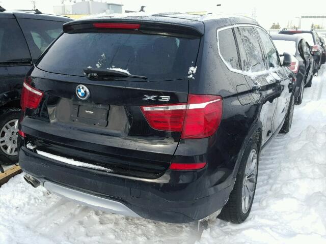 5UXWX9C5XG0D88156 - 2016 BMW X3 XDRIVE2 BLACK photo 4