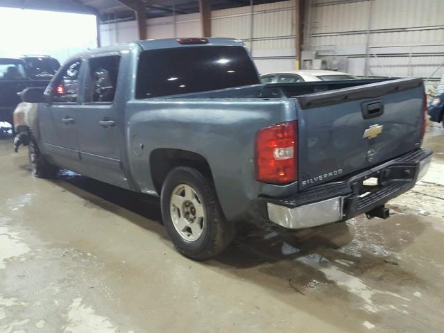 3GCRCREA6AG115588 - 2010 CHEVROLET SILVERADO BLUE photo 3