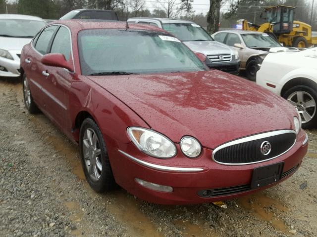 2G4WE537751268729 - 2005 BUICK LACROSSE C BURGUNDY photo 1