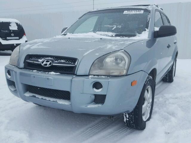 KM8JM12BX6U250002 - 2006 HYUNDAI TUCSON GL TEAL photo 2