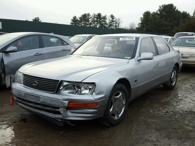 JT8UF22E9S0032466 - 1995 LEXUS LS 400 SILVER photo 2