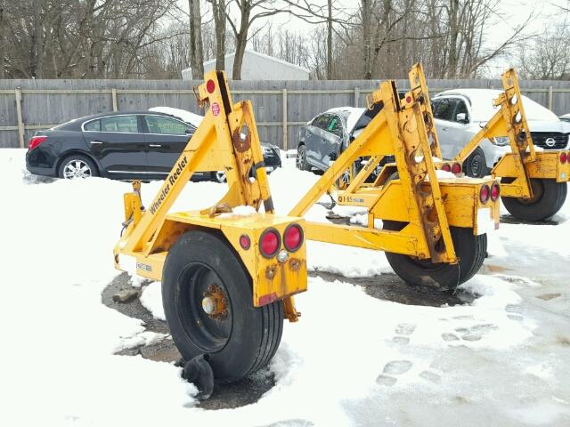 5E3SK18N881000135 - 2008 TRAIL KING TRAILER YELLOW photo 3