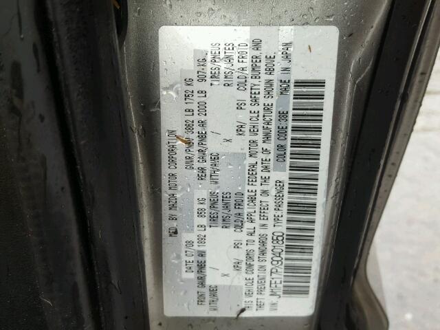 JM1FE17PX90401850 - 2009 MAZDA RX8 Gri fotoğraf 10