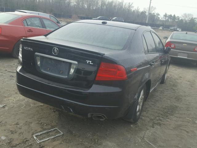 19UUA66214A004117 - 2004 ACURA TL BLACK photo 4