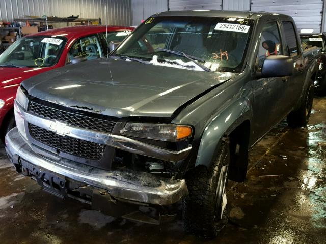 1GCDT136168289589 - 2006 CHEVROLET COLORADO BLUE photo 2