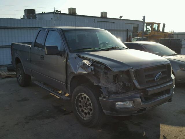 1FTPX14574NA24875 - 2004 FORD F150 GRAY photo 1