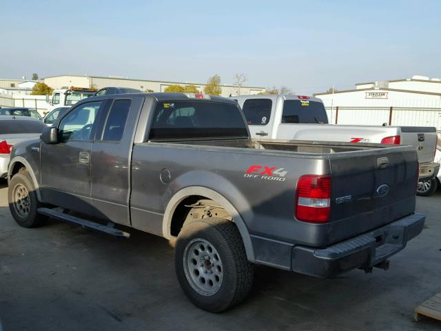 1FTPX14574NA24875 - 2004 FORD F150 GRAY photo 3