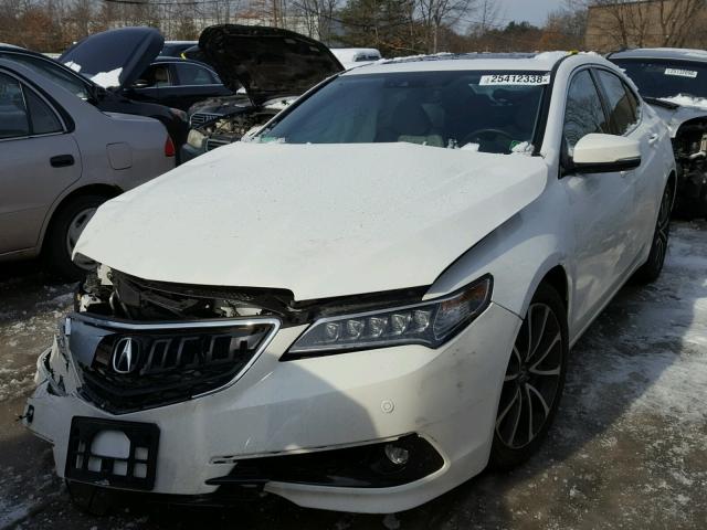 19UUB2F71FA004736 - 2015 ACURA TLX ADVANC Beyaz fotoğraf 2