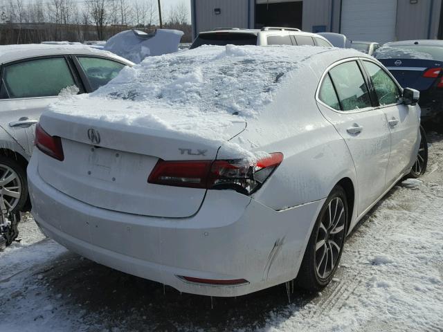 19UUB2F71FA004736 - 2015 ACURA TLX ADVANC Beyaz fotoğraf 4