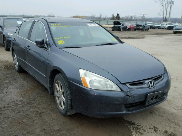 1HGCM66554A023685 - 2004 HONDA ACCORD EX BLUE photo 1