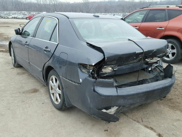 1HGCM66554A023685 - 2004 HONDA ACCORD EX BLUE photo 3