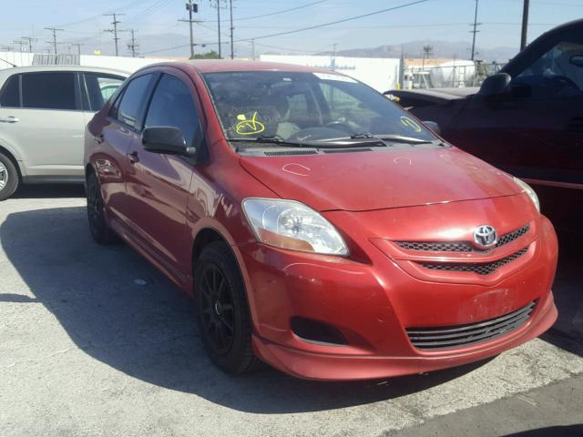 JTDBT923781227140 - 2008 TOYOTA YARIS RED photo 1