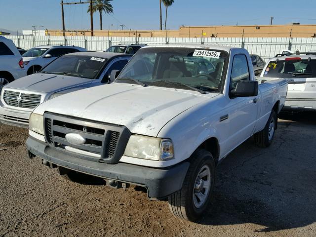 1FTYR10D87PA25148 - 2007 FORD RANGER WHITE photo 2