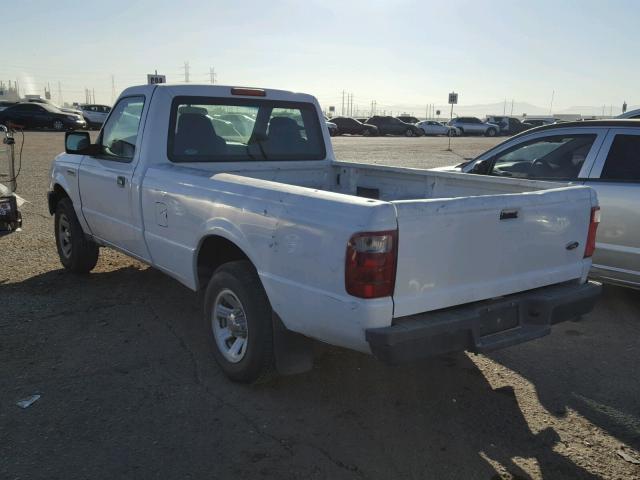 1FTYR10D87PA25148 - 2007 FORD RANGER WHITE photo 3