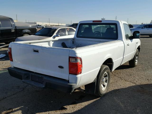 1FTYR10D87PA25148 - 2007 FORD RANGER WHITE photo 4