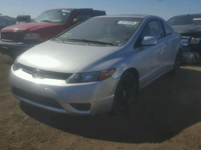 2HGFG12837H525916 - 2007 HONDA CIVIC EX SILVER photo 2