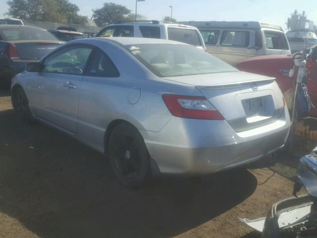 2HGFG12837H525916 - 2007 HONDA CIVIC EX SILVER photo 3