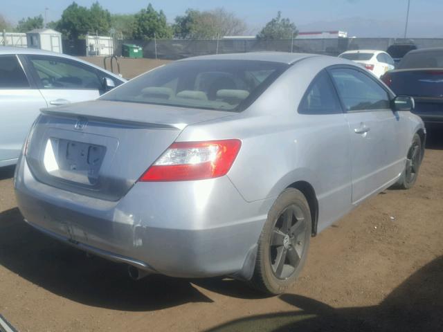 2HGFG12837H525916 - 2007 HONDA CIVIC EX SILVER photo 4