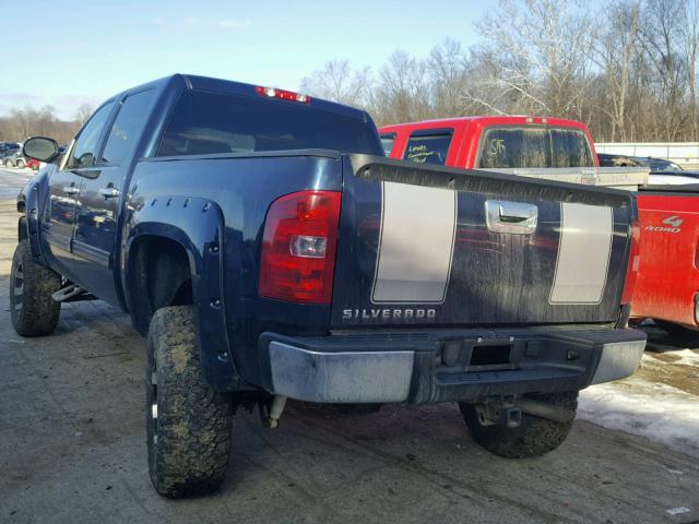 3GCEK23M79G234736 - 2009 CHEVROLET SILVERADO BLUE photo 3