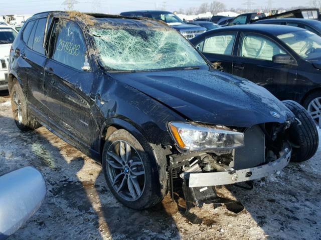 5UXWX7C59G0S17657 - 2016 BMW X3 XDRIVE3 BLACK photo 1