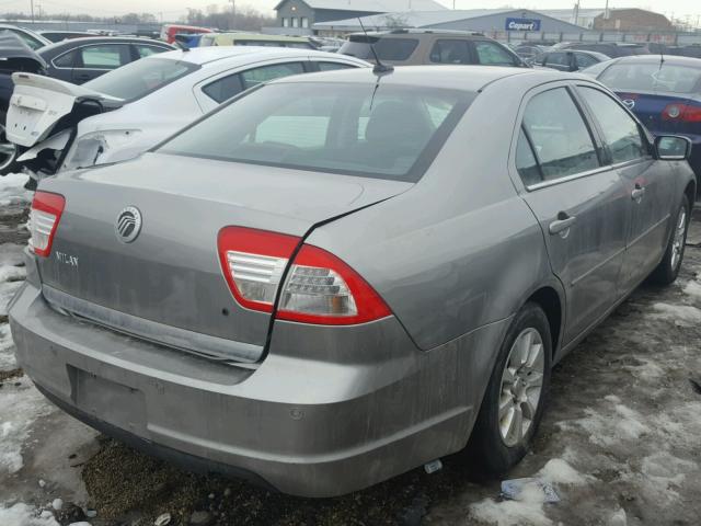 3MEHM07Z39R607291 - 2009 MERCURY MILAN GRAY photo 4