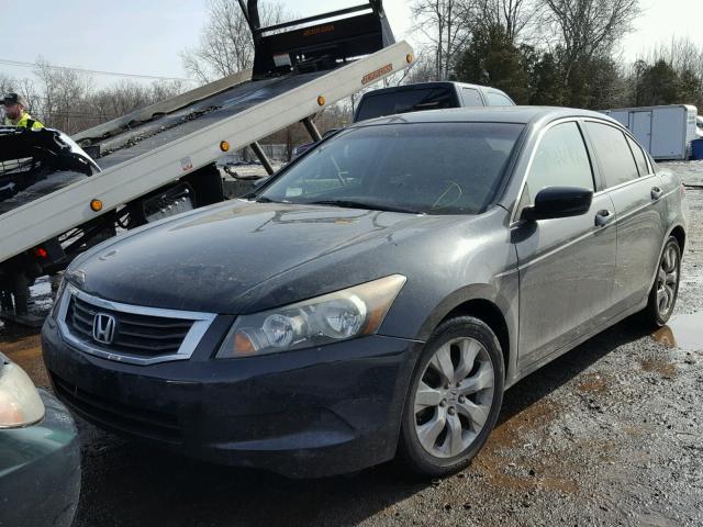 1HGCP26878A011215 - 2008 HONDA ACCORD EXL BLACK photo 2