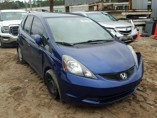 JHMGE8G34DC045458 - 2013 HONDA FIT BLUE photo 1