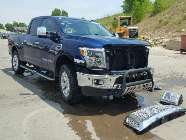 1N6BA1F48GN515537 - 2016 NISSAN TITAN XD S BLUE photo 1