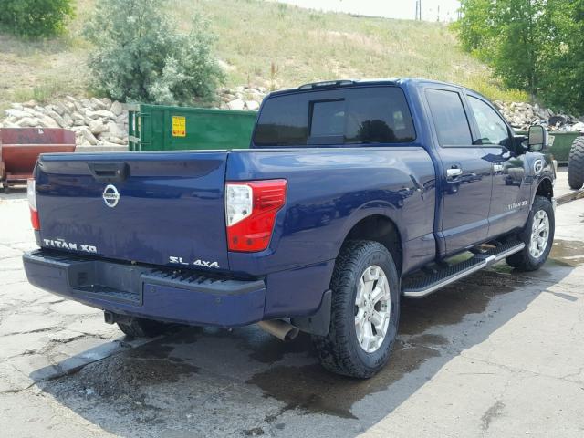 1N6BA1F48GN515537 - 2016 NISSAN TITAN XD S BLUE photo 4