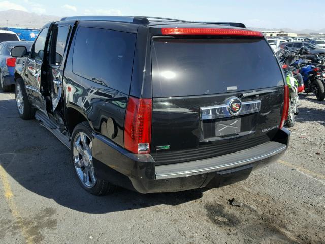 1GYS3HEF1CR222570 - 2012 CADILLAC ESCALADE E BLACK photo 3