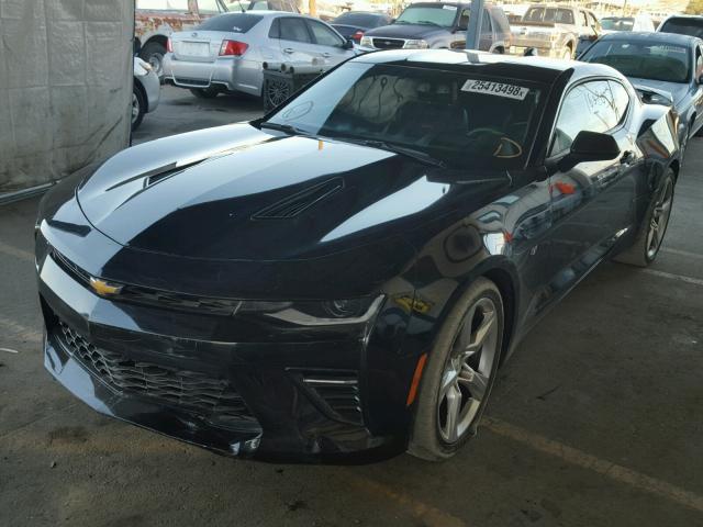 1G1FH1R73G0136845 - 2016 CHEVROLET CAMARO SS BLACK photo 2