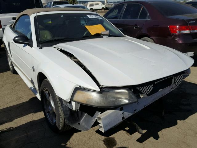 1FAFP446X4F138486 - 2004 FORD MUSTANG WHITE photo 1