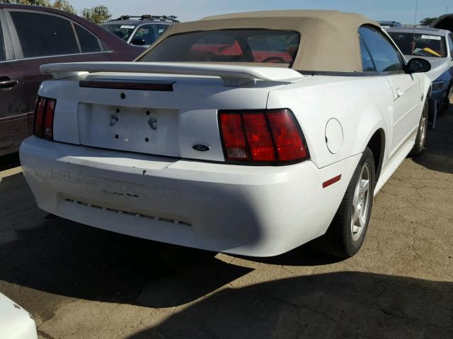 1FAFP446X4F138486 - 2004 FORD MUSTANG WHITE photo 4
