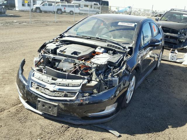 1G1RH6E43CU127717 - 2012 CHEVROLET VOLT BLACK photo 2