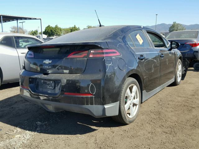 1G1RH6E43CU127717 - 2012 CHEVROLET VOLT BLACK photo 4