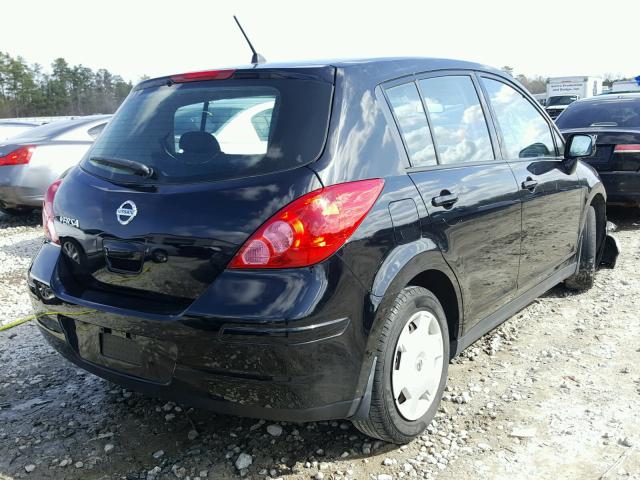 3N1BC13E89L469854 - 2009 NISSAN VERSA S BLACK photo 4