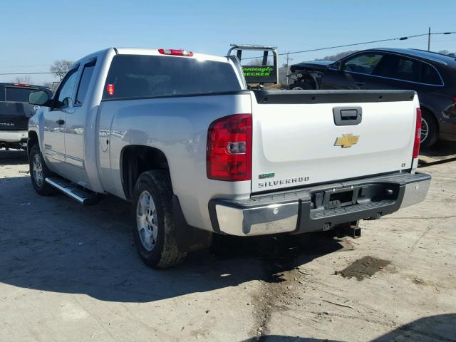 1GCRCSE0XBZ366890 - 2011 CHEVROLET SILVERADO SILVER photo 3