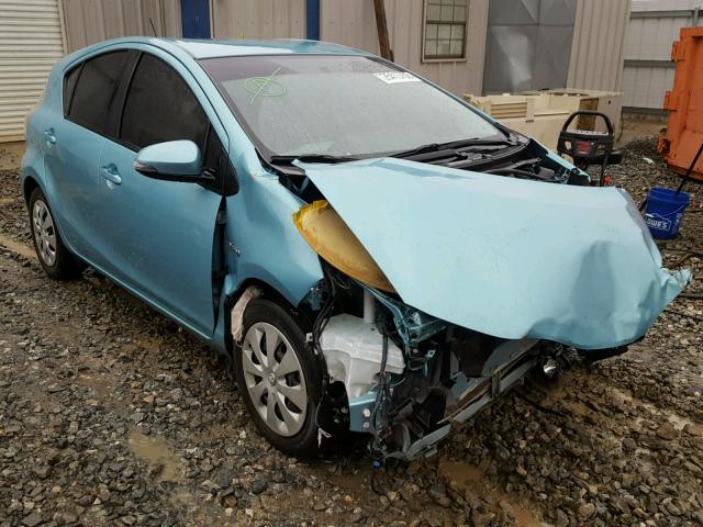 JTDKDTB32C1029133 - 2012 TOYOTA PRIUS C TEAL photo 1