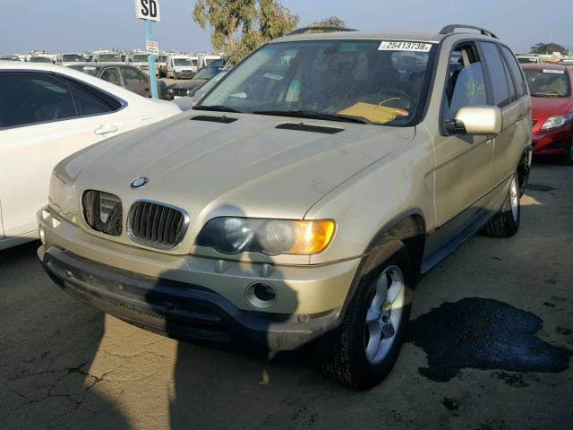 WBAFA53561LM88377 - 2001 BMW X5 3.0I BEIGE photo 2