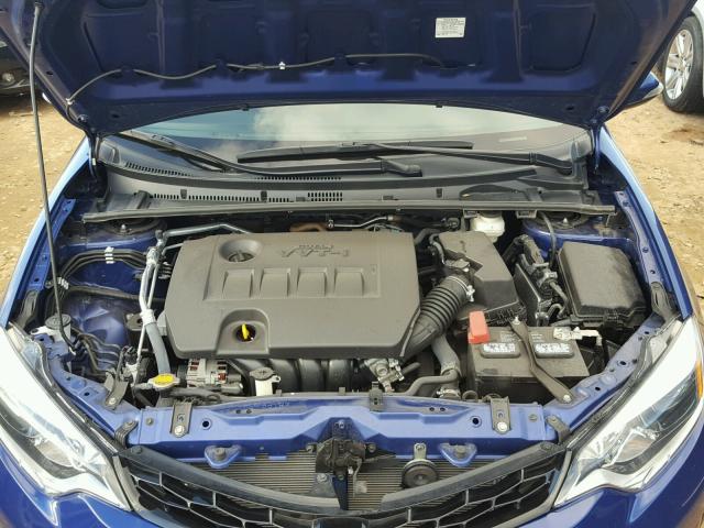 2T1BURHE6GC537540 - 2016 TOYOTA COROLLA L BLUE photo 7