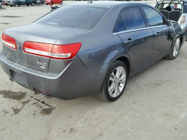 3LNHL2JC0AR627888 - 2010 LINCOLN MKZ GRAY photo 4