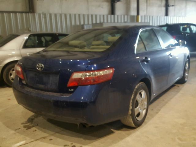 4T1BE46K87U083234 - 2007 TOYOTA CAMRY NEW BLUE photo 4